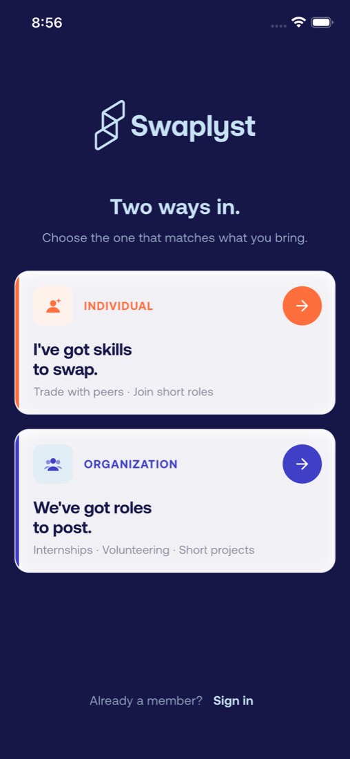 Two ways in